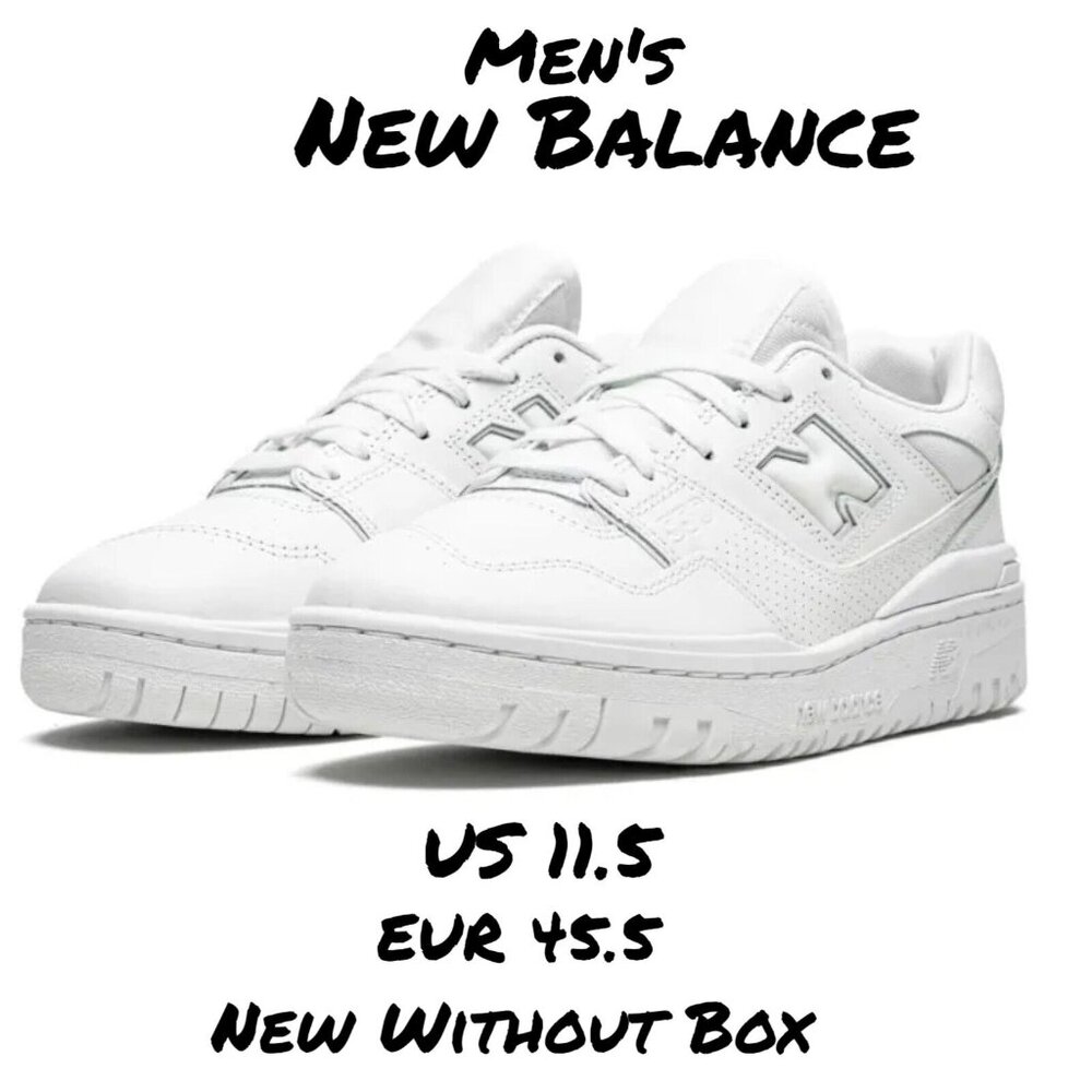 New Balance BB550 Men's Low-Top Sneakers, Size 11.5 US, 45.5 EUR - New